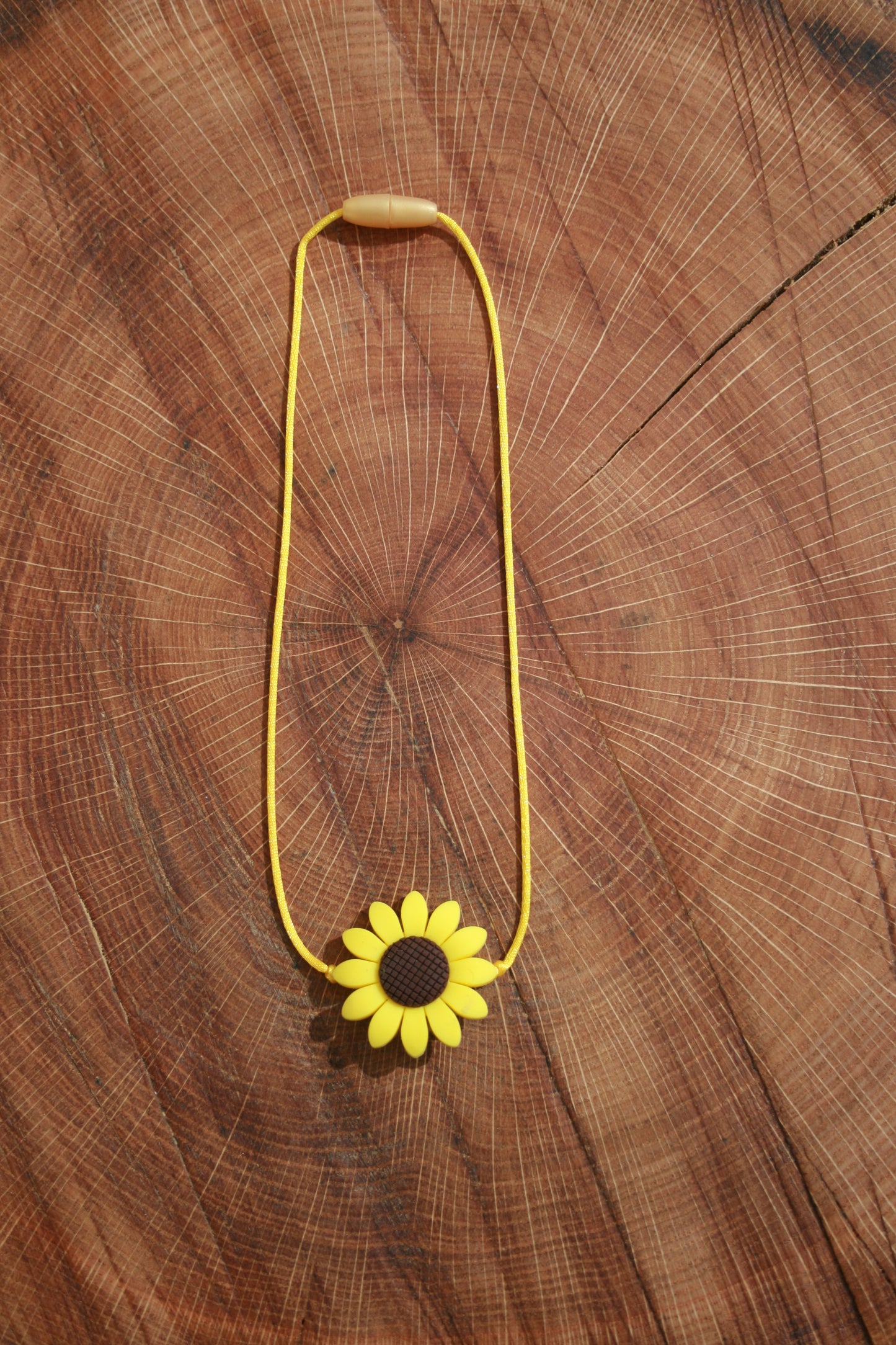 Sensory Necklace Chewable for Children with Sunflower Pendant