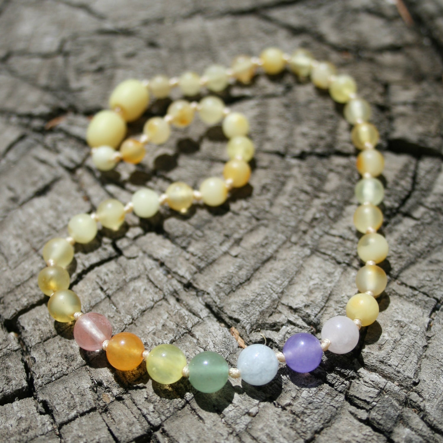 Rainbow Baltic Amber Jewelry