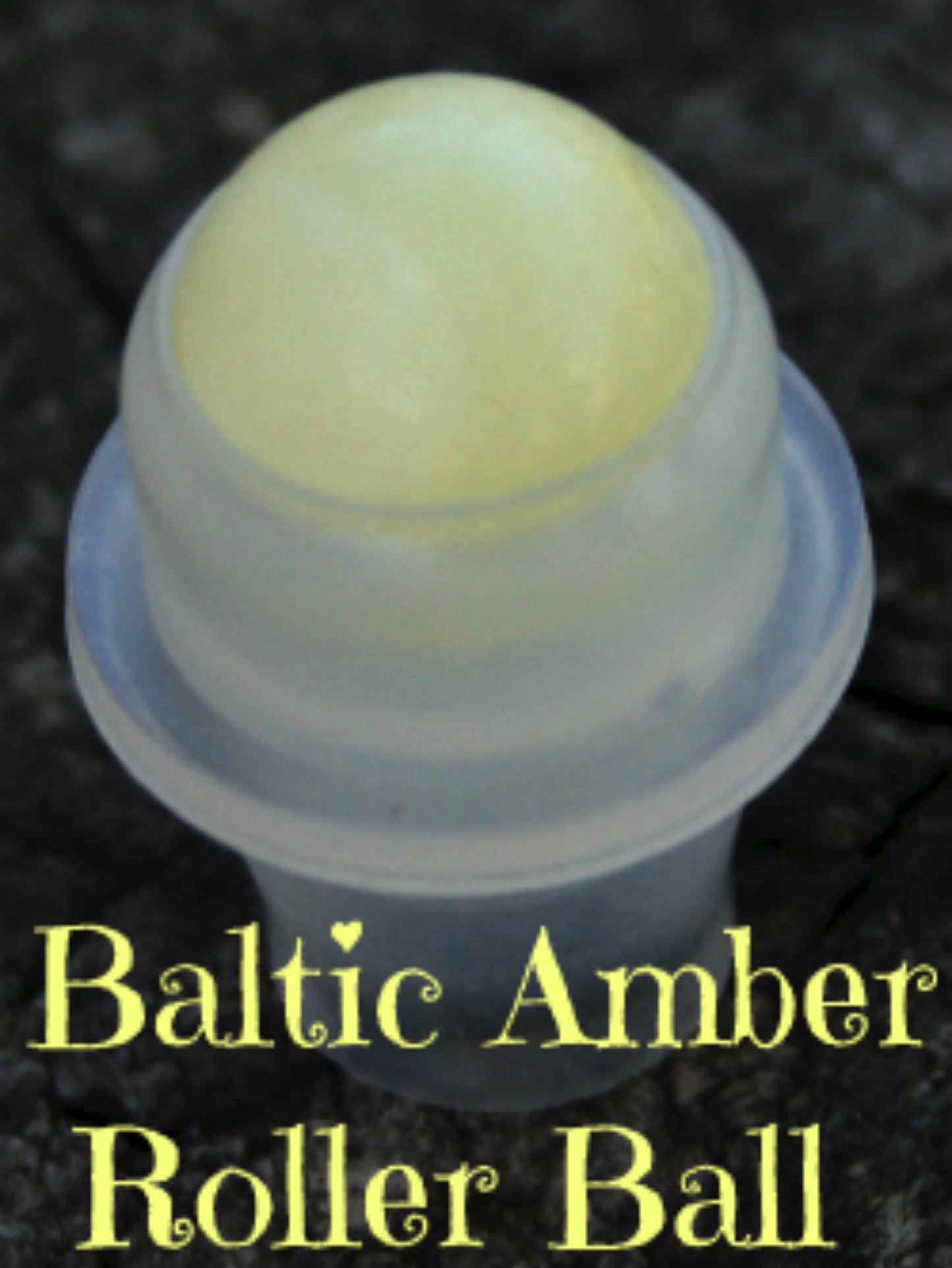 This listing is for any of our special essential oil blends in 10ml roller bottles with the Baltic amber roller ball. These roller balls are made out of 100% raw milky colored Baltic amber. 
